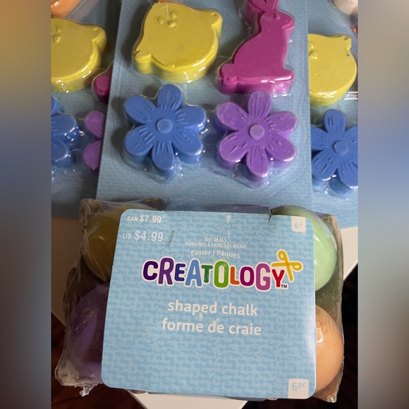 πFun Chalk Shapes Bundle:24 piece Sidewalk chalk or chalkboard use,Easter Basket - Picture 2 of 8